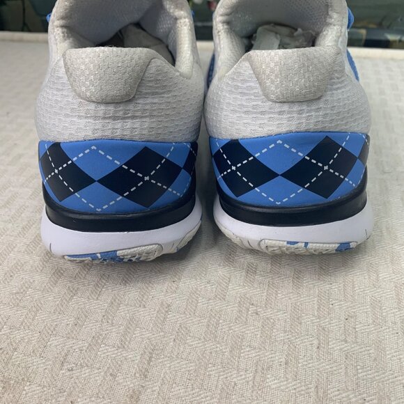 Nike Free Trainer V7 UNC Mens 7.5 Blue & White Mesh Running Shoes - Picture 3 of 8